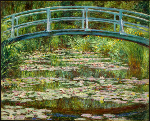 Claude Monet. The Japanese Footbridge. 1899. National Gallery of Art, Washington, D.C.